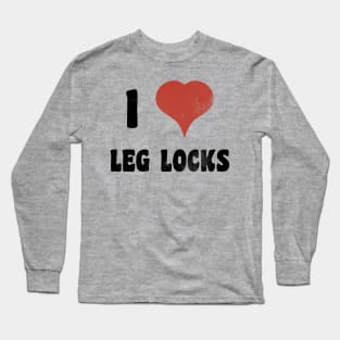 I Heart Leg Locks - Brazilian Jiu-Jitsu Long Sleeve T-Shirt